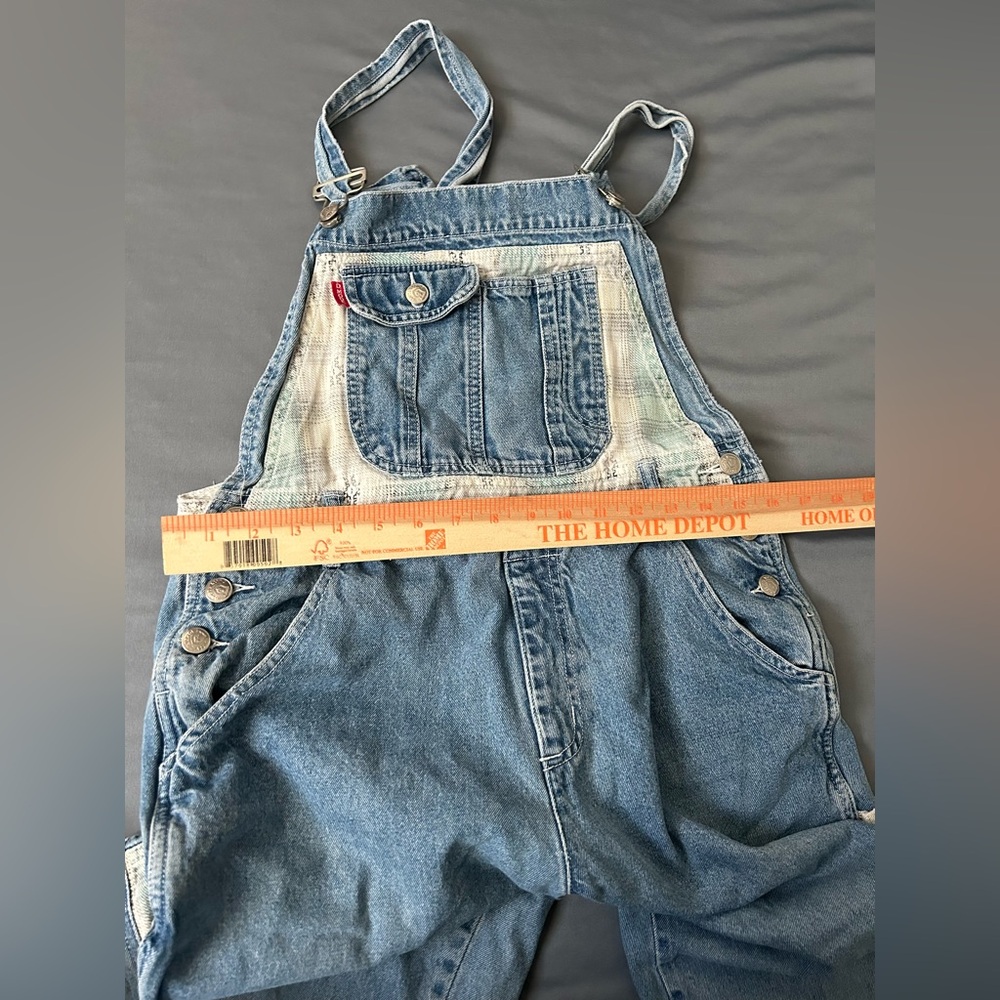 D'mode Denim Patchwork Overall Jumpsuit Women's M… - image 7